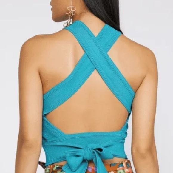 NWT Current air CROSS SWEATER TANK TOP - Picture 1 of 4